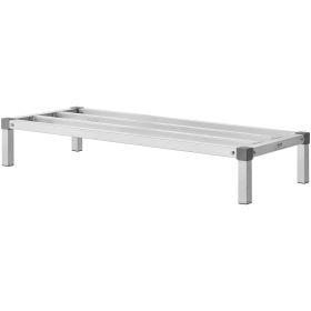 Newly Upgraded!VEVOR Aluminum Dunnage Rack Stationary Dunnage Rack 48' x 20' x 8' Storage Rack